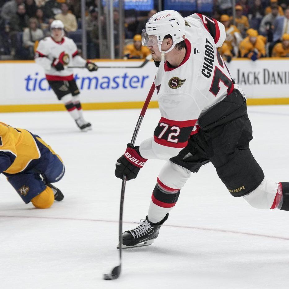 Senators pounce on Predators 5-2 for fifth straight win